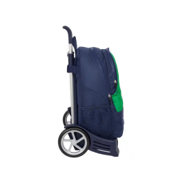 Mochila Escolar con Ruedas Benetton Flag Azul marino 32 x 44 x 16 cm