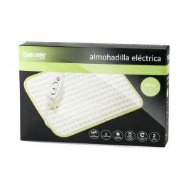 Beurer Almohadilla Electrónica de Tacto Suave (33x44 cm) para Alivio Muscular con Calentamiento Ultrarrápido y Control de Temperatura