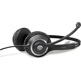 EPOS Auriculares Impact SC 260 USB MS II con Cable para Oficina y Centro de Llamadas con Conexión USB y Diadema