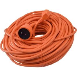 I-Watts HO5VV-F3G1.5 Cable de Extensión 50m 3x1,5mm, 3680W Máx. Desenrollado, Protección Infantil, Aprobado NF