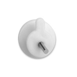 Inofix 3000-2 Colgador de Cuadros Simple Blanco, Blister 6 Unidades, Fijación con Clavos, Soporta 2kg para Madera, Yeso, Pladur