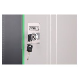 Digitus Netzwerkschrank Dynamic 12HE 638,40x600x600mm grau - Caja mural de 12U color gris