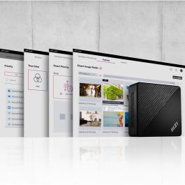 MSI Cubi N ADL-006DE Mini PC Intel N200/4GB RAM/128GB SSD Windows 11 Pro Negro 124mm x 124mm x 53.7mm