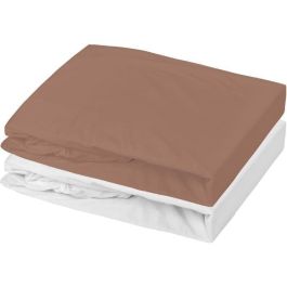 Juego de 2 sábanas bajeras - P'TIT DODO - Jersey - 70 x 140 cm - Blanco / Marrón Precio: 25.4999998. SKU: B1EKDRQ8NH