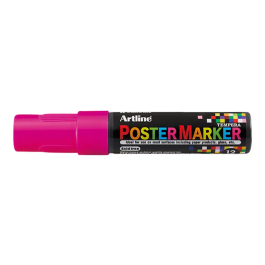 Artline EPP-12 Rotulador Poster Marker Punta Rectangular 12 mm Rosa Fluor