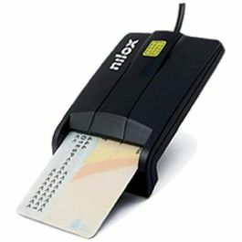 Lector de Tarjetas Nilox NXLD001 DNI Negro Lector de Tarjetas Nilox NXLD001 DNI Negro