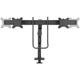 Neomounts DS75S-950BL2 - Soporte de escritorio Full-Motion para 2 monitores de 17-32 pulgadas, resorte de gas, negro