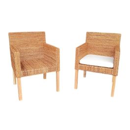 Sillon Item Home DKD Home Decor Natural 60 x 86 x 60 cm (2 Unidades) Sillon Item Home DKD Home Decor Natural 60 x 86 x 60 cm (2 Unidades)