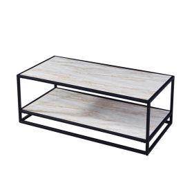 Mesa Centro Moderno DKD Home Decor Natural 60 x 45 x 120 cm