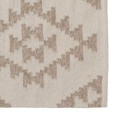 Alfombra Blanco Natural Lana-Algodón 200 X 300 cm