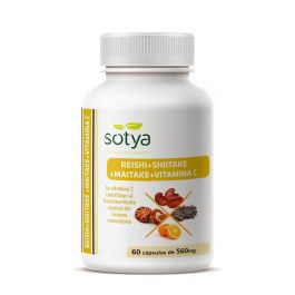 SOTYA Reishi-Maitake-Shiitake con Vitamina C para el Sistema Inmune, Sinergia de Hongos, 60 Cápsulas Precio: 5.8899995. SKU: B1CBG6APGQ