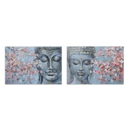 Lienzo DKD Home Decor 120 x 2,8 x 80 cm Buda Oriental (2 Unidades) Precio: 67.50000004. SKU: S3039055