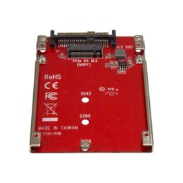StarTech.com Tarjeta Adaptador PCI Express M.2 NVMe a U.2 SFF-8639 para SSD, Soporta M.2 2242/2260/2280