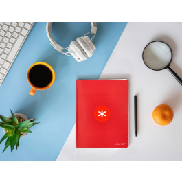 Antartik Libreta A5+ Plus Cosida 48 Hojas 90gr Liso Sin Margen 6 Colores Surtidos