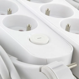 Chacon CHA5411478440840 Juego de 2 regletas 4 x 16 A con cable de 1,5 m