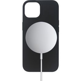 eSTUFF Funda magnética de silicona INFINITE ROME para iPhone 12/12 Pro - Negra - 81% material reciclado