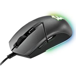 MSI Clutch GM11 Ratón Gaming RGB con 8 efectos de luz, Sensor óptico PMW-3325, 5 niveles DPI, Diseño ambidiestro