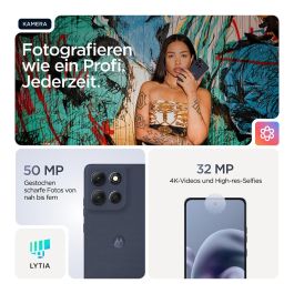 Motorola moto g86 5G 16,9 cm (6.67") P-OLED 120Hz 50 MP 8 GB 256 GB 5200 mAh Azul Oscuro