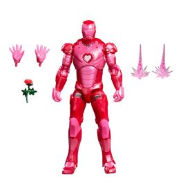 Hasbro Figura Marvel Legends Series I "I Love You 3000" Iron Man Edición Especial 15 cm con detalles de corazón y accesorios, Coleccionable para fans Marvel