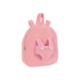 Mochila Infantil Safta Oso de Peluche Rosa 23 x 27 x 7,5 cm