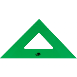 Liderpapel Escuadra de Acrílico Verde 28 cm