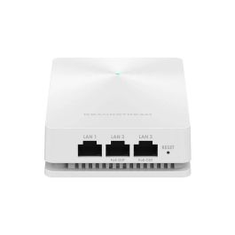 Grandstream GWN7624 Access Point In-Wall, Wi-Fi 6 1733 Mbps, Dual-Band 2.4/5GHz, PoE, 4 Puertos Gigabit Ethernet, 200 Usuarios