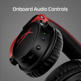HyperX Cloud Alpha Wireless Gaming Headset - Virtual 7.1-Surround/DTS Headphone:X 2.0/Spatial Audio - Over-Ear Negro/Rojo