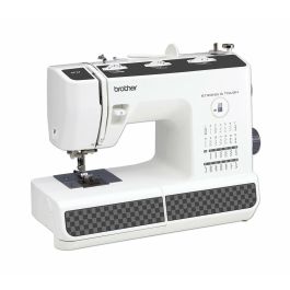 Brother HF27 Máquina de coser, 27 puntos, ojal automático, enhebrado aguja, iluminación LED, brazo libre, Blanco