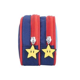 Super Mario Estuche Triple con Interior Forrado y Personalizado, Acabados Premium y Cremalleras de Alta Calidad, Textil, 37x27x17 cm Super Mario Estuche Triple con Interior Forrado y Personalizado, Acabados Premium y Cremalleras de Alta Calidad, Textil, 37x27x17 cm