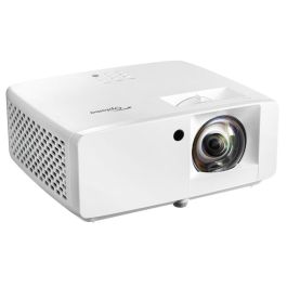 Optoma E9PD7KK41EZ1 Proyector Láser ZW350ST WXGA 3600 Lúmenes, Ultracompacto Tiro Corto, 30.000h DuraCore, HDMI, Blanco