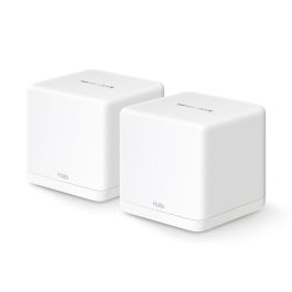MERCUSYS HALO H60X Sistema de Malla Wi-Fi 6 Doble Banda (2.4 GHz / 5 GHz) Blanco 2 Unidades