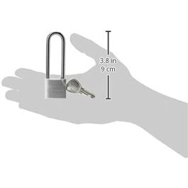 Candado de llave ABUS Titalium 64ti/30hb60 Acero Aluminio Extralargo (3 cm)