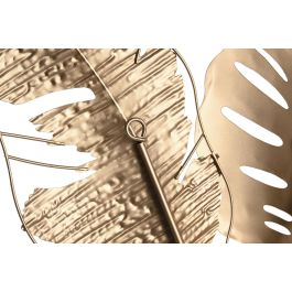 DKD Home Decor Decoración de Pared Moderna Verde Menta Blanco Metal Hojas 57 x 103 x 5.7 cm