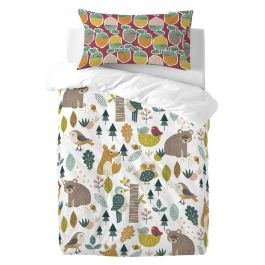 Funda de almohada HappyFriday Moshi Moshi Harvestwood Multicolor 50 x 75 cm