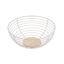 Inde Frutero Cesta Lua Quttin de Mimbre - 28.5 x 28.5 x 13 cm (12 Unidades)