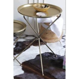 DKD Home Decor Mesita Auxiliar Glam Dorado Laton 47.5 x 64.5 x 47.5 cm Precio: 47.42232. SKU: S3033103