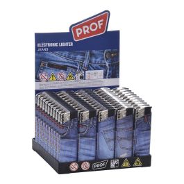 Encendedor electrónico recargable modelo variados tejano (expositor 50 unidades) Precio: 1.49999949. SKU: B199KPBCBD