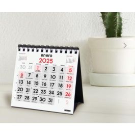 Finocam Calendario De Sobremesa Números Grandes XXS-110x100 mm Neutro 2025