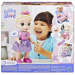 Hasbro HASG14445X0 Muñeca Interactiva Baby Alive Baby Grows LaLa GooGoo, Más de 75 Sonidos y Frases, Niños 3+ Años