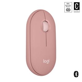 Logitech Ratón Inalámbrico Pebble Mouse 2 M350S, Ambidiestro, Plástico Reciclado, Bluetooth, 400-4000 DPI Logitech Ratón Inalámbrico Pebble Mouse 2 M350S, Ambidiestro, Plástico Reciclado, Bluetooth, 400-4000 DPI