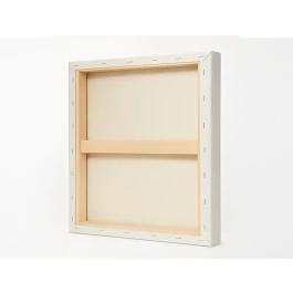 Liderpapel Bastidor 1F Lienzo Algodón 100% Grapado Trasero 15x15 cm 280g/m2 Certificado FSC