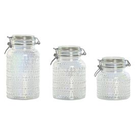 Bote Basicos DKD Home Decor Transparente 11 x 21 x 11 cm Set de 3 Precio: 19.49999942. SKU: B1A5FKGKNR