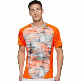 Camiseta de Manga Corta Hombre Graphic Tee Shocking Puma Graphic Tee Shocking Naranja