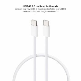Cable USB NANOCABLE 10.01.6002-CO 2 m Blanco (1 unidad)