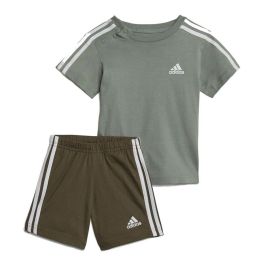 Conjunto Deportivo para Bebé Adidas 3 Stripes Sport Azul 37,5