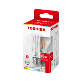 Toshiba Bombilla LED Filamento A60 E27 7W 2700K Precio: 3.1339. SKU: B16FLR639E