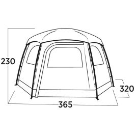 Easy Camp Tienda Kuppelzelt Sandland Yurt para 6 personas color arena modelo 2025