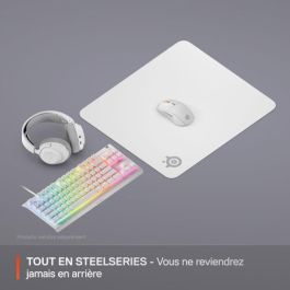 Steelseries Alfombrilla de Ratón para Juegos QcK L Blanco STE5707119066655
