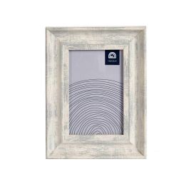 Giftdecor Portafotos Efecto Madera Plata 10x15 cm (24 Unidades)