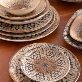 Bidasoa Bandeja Oval Deneb Hydrozero de Porcelana Marrón 26x14.5 cm - Apilable, Alta Resistencia y Apta Lavavajillas/Microondas